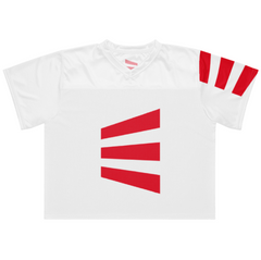 Delpo Hookahs White Boxy Unisex Football Jersey