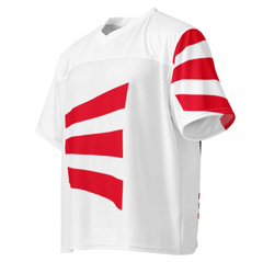 Delpo Hookahs White Boxy Unisex Football Jersey