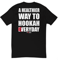 Healthier Hookah Everyday Black T-Shirt