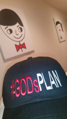 "God's Plan" Black Dad Hat by Luke&Lynn Clothing