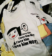 "I Love Him Not" Tight Ribbed Tank Top