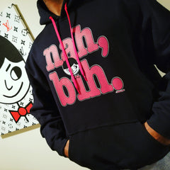 Luke "Nah, Bih." Black Unisex Hoodie (Men/Women) by Luke&Lynn Clothing #LukeandLynn