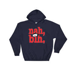 Lynn "Nah, Bih." Navy Unisex Hoodie (Men/Women) by Luke&Lynn Clothing #LukeandLynn