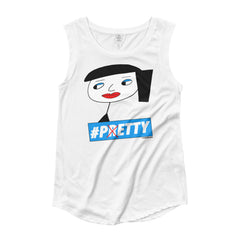 "Lynn Pretty & Petty" Women's Cap Sleeve T-Shirt by Luke&Lynn Clothing