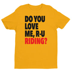 "Keke... Do you love me?" Men's Yellow T-Shirt by Luke&Lynn Clothing www.lukeandlynn.com