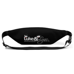 Luke "Perfect Gentleman" Unisex (Men/Women) Black Fanny Pack by Luke&Lynn Clothing www.lukeandlynn.com