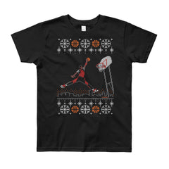 "Original 1984-85 Jumpman Dunk" Unisex Ugly Sweater Kids' Pre-Teen Unisex T-Shirt