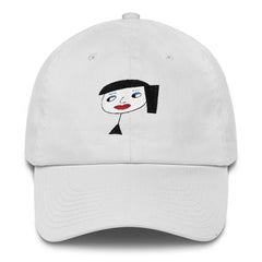 Lynn "Pretty Face" White Dad Hat by Luke&Lynn Clothing
