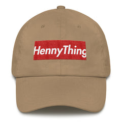 "HennyThing Box Logo" Dad hat