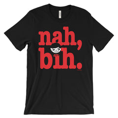 Luke "Nah, Bih." Men's Black T-Shirt by Luke&Lynn Clothing 
