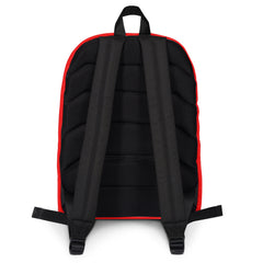 "Lynn Beauty Face" Red Backpack by Luke & Lynn Clothing www.lukeandlynn.com