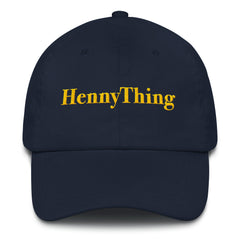 "HennyThing" Navy Blue Unisex Dad hat (Men/Women) by Luke&Lynn Clothing #HennythingIsPossible