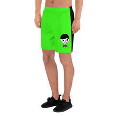 Luke "Perfect Gentleman" Men's Athletic Long (Neon Green) Shorts