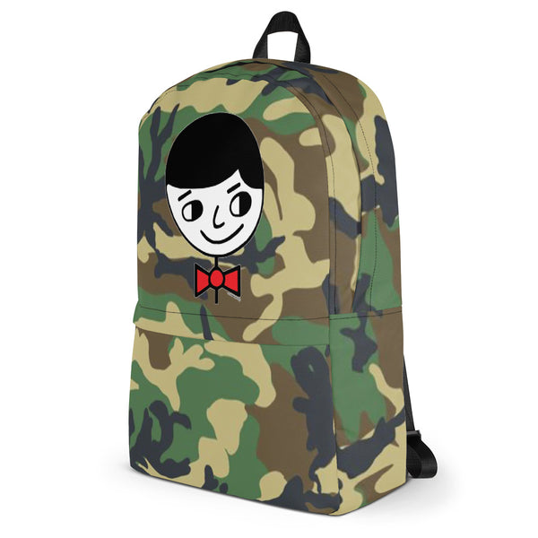 "Luke Perfect Gentleman" Green Camouflage Backpack