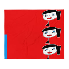 Lynn Beauty-Face Throw Blanket