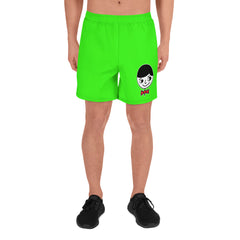 Luke "Perfect Gentleman" Men's Athletic Long (Neon Green) Shorts