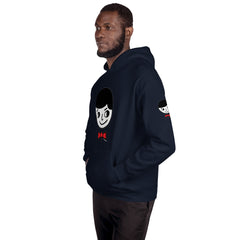 Luke "Perfect Gentleman" Unisex (Men/Women) Navy Blue Hoodie