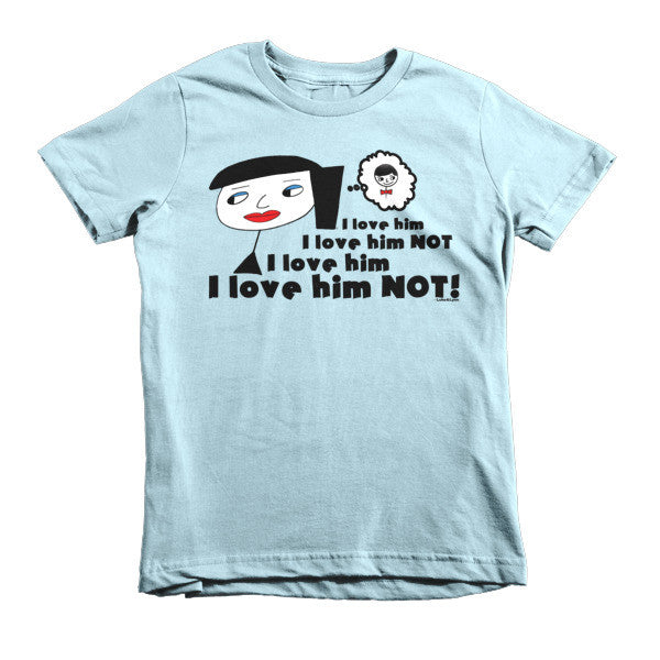 "I Love Him Not" Kids T-Shirt