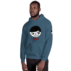 Luke "Perfect Gentleman" Unisex (Men/Women) Sea Blue Hoodie