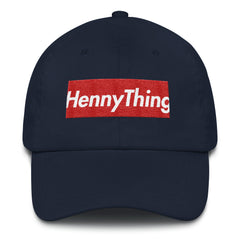 "HennyThing Box Logo" Dad hat